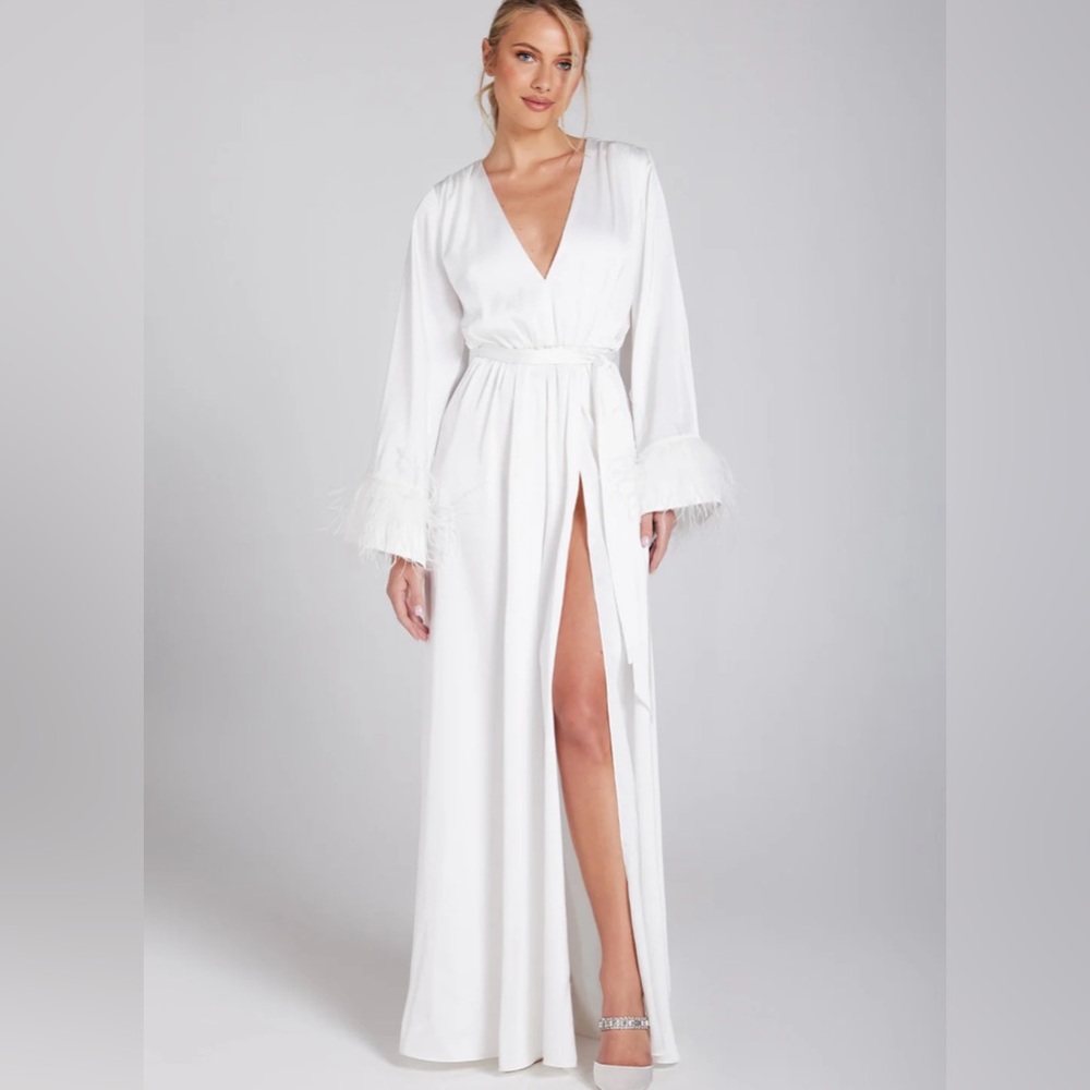NADINE MERABI XL Dina White Dress